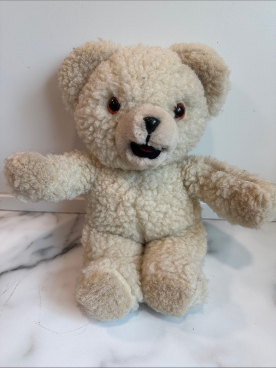 Snuggle Bear Other - Snuggle Bear Plush Lever Brothers Sherpa 1997 8 inch  Stuffed Animal Advertising